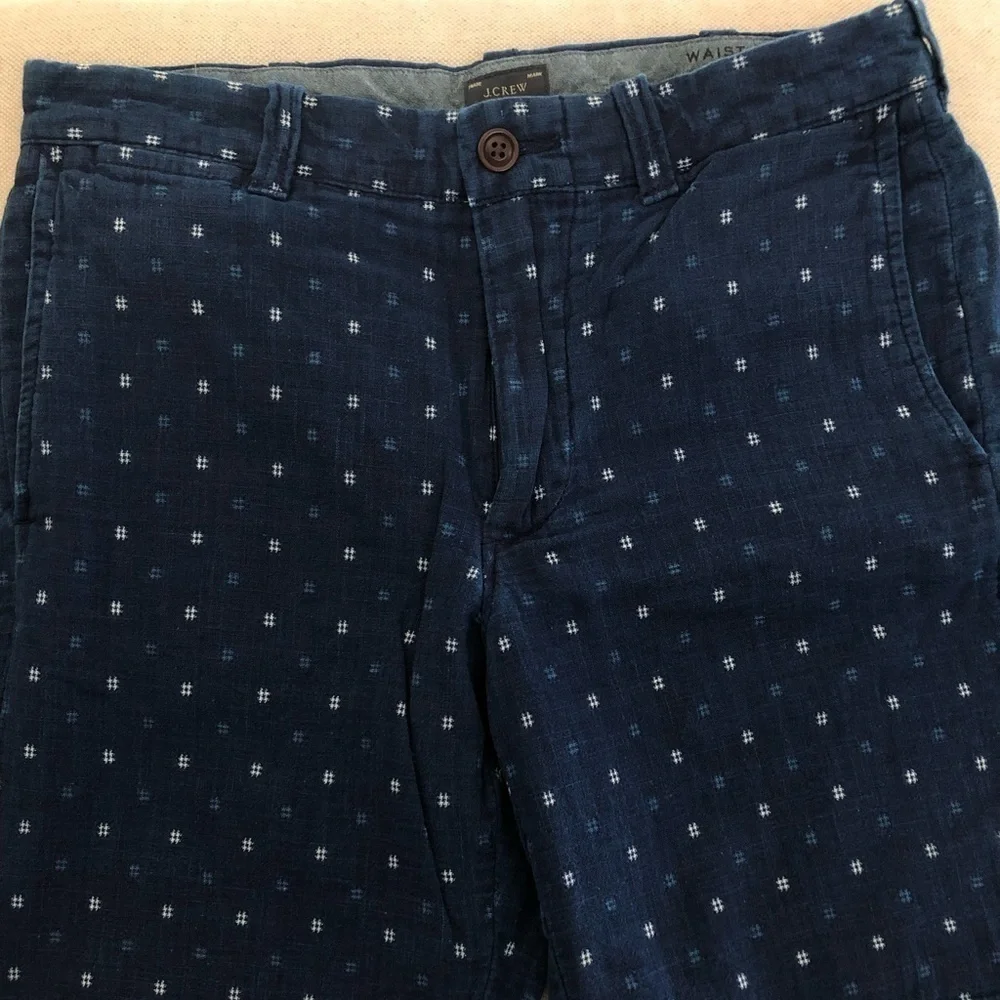 J. Crew Stanton Patterned Shorts